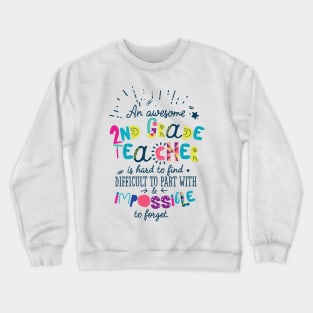 An Awesome 2nd Grade Teacher Gift Idea - Impossible to forget Crewneck Sweatshirt